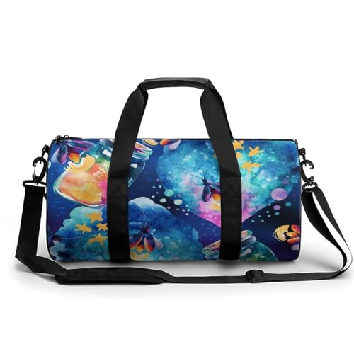 Duffel bag de sport Lucioles sac de voyage week-end 45cm