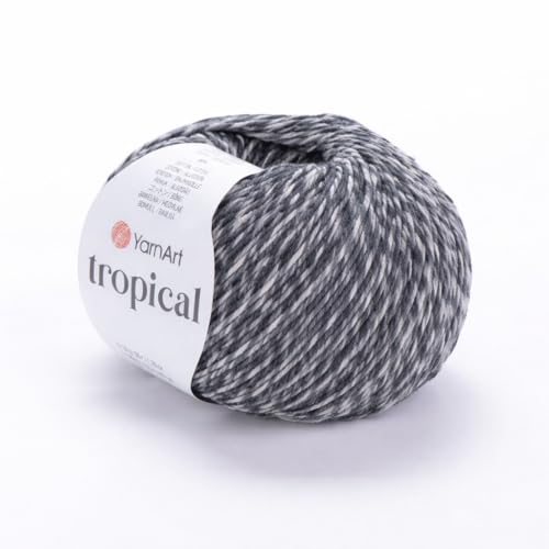 Image of YarnArt Tropical Sport Yarn - 55% Cotton, 45% PAC - Multicolor Knitting & Crochet Yarn - 50g (174 yds) | Soft, Durable & Lightweight | Perfect for Amigurumi, Clothing & Accessories (611-1)