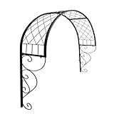 DISEÑO ENCANTADOR Y FUNCIONAL Embellece tu espacio con este arco jardin, ideal para realzar cualquier decoración jardin exterior. Su estructura permite el crecimiento natural de plantas trepadoras, creando un entorno lleno de vida y armonía. Perfecto para destacar entradas, caminos o zonas especiales de tu jardín.