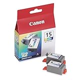 Canon BCI-15CL 8191A003 i70 i80 Pixus 50 80 Ink Tank (Color, 2-Pack) in Retail Packaging