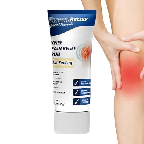 Crema Muscolare - 50g Unguento Riscaldante Per Massaggio | Crema Topica Dolore con Sensazione Calda - Per Uomini Donne Adulti Anziani Collo Spalla Schiena Mano Piede Articolazioni Allevia La Fatica