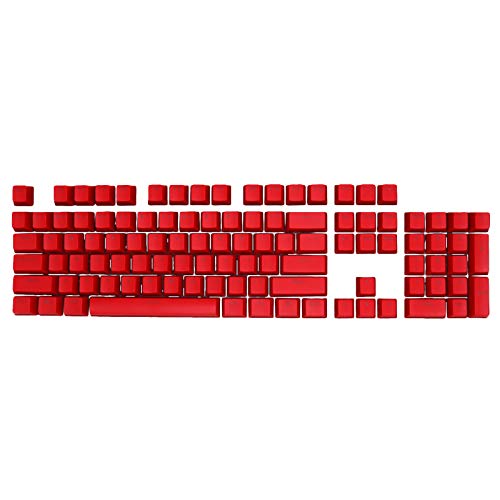 Sostituzione Keycaps per tastiera meccanica di gioco 104Pcs ABS OEM Retroilluminazione universale KeyCaps sostituzione accessorio - rosso