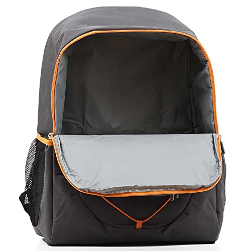 Kühlrucksack CampFeuer 30 Liter, leicht und wasserdicht in grau