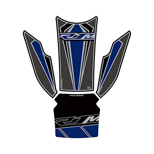 MOTOGRAFIX タンクパッド YAMAHA YZF-R1/M 15- M-ブルー MT-TY026MB