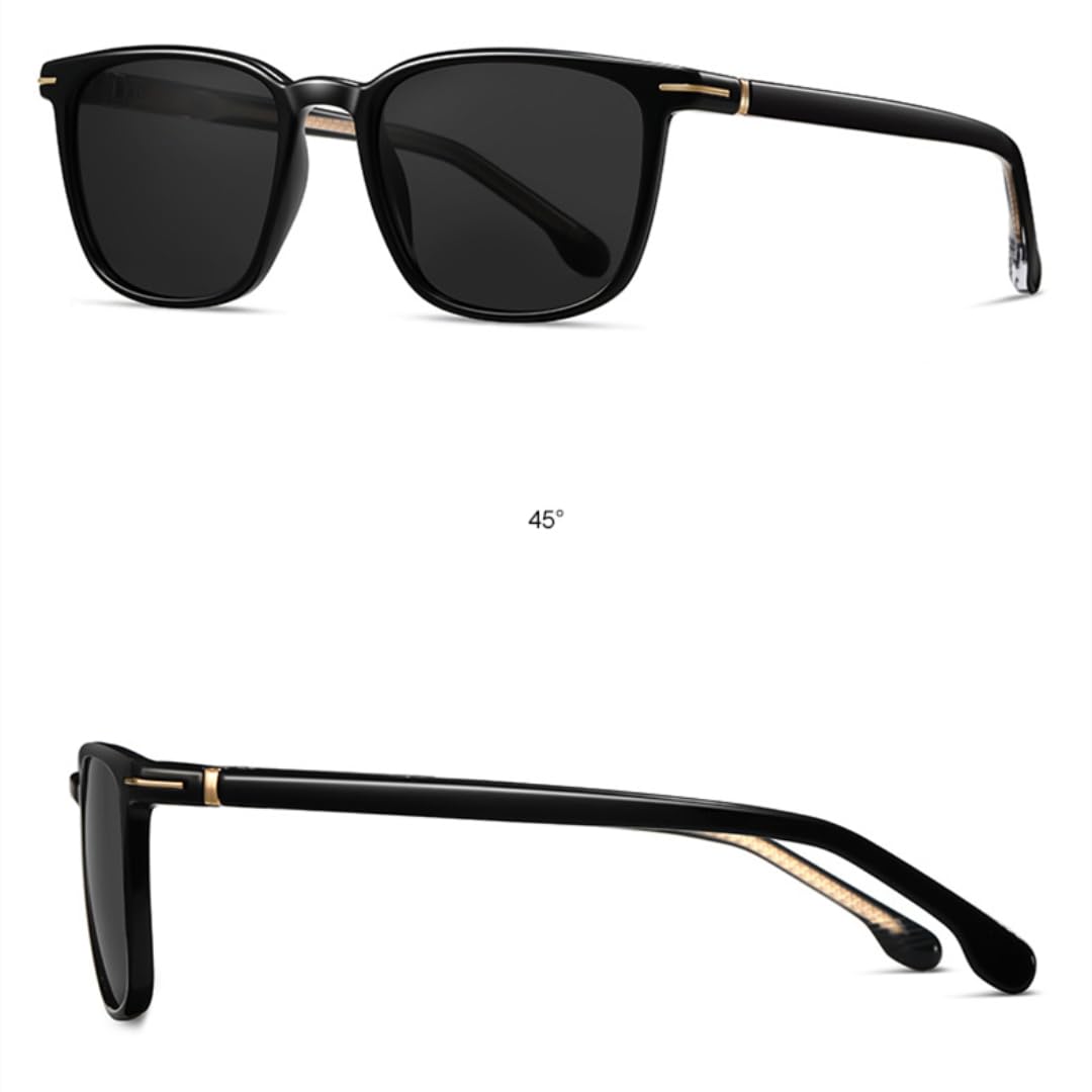 Occhiali da sole retrò TR90 Tac polarizzati, stile occhiali da sole UV400