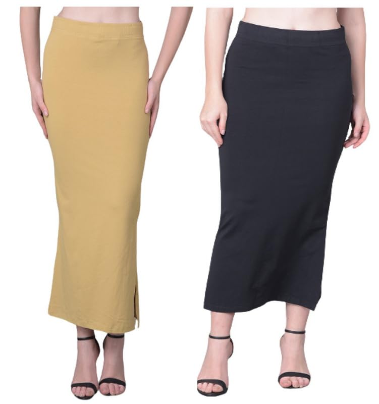 Image of Comfort Lady Women Cotton Blend Saree Shapewear /Saree Shapers Underskirt /Saree Petticoat