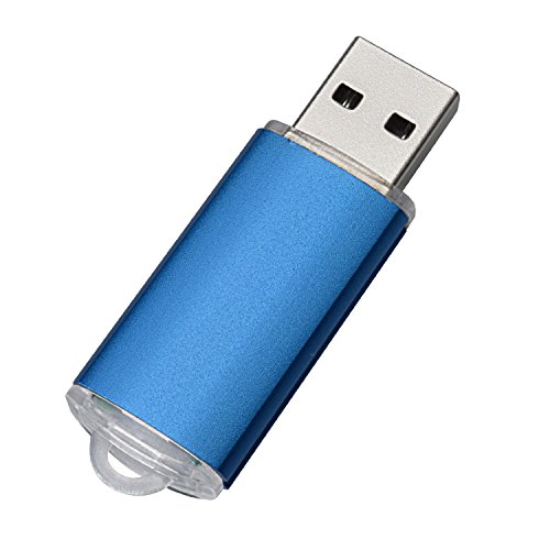 100 Stück 128 MB USB Flash Drive USB 2.0 Memory Stick Memory Drive Pen Drive (128 MB, Blau)