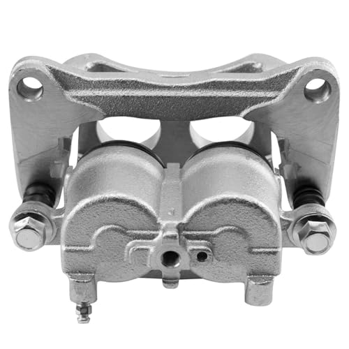 Image of Detroit Axle - 2pc Front Brake Calipers for 2017-2022 Ford Edge Lincoln MKX | Continental, Disc Brake Calipers with Brackets 2018 2019 2020 2021 Replacement
