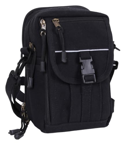 Rothco Heavyweight Classic Canvas Passport Travel Pouch – Durable Crossbody Bag
