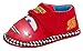Disney Chaussons lumineux Cars pour garçons Lightning McQueen Chaussures d'intérieur avec lumières clignotantes pour nourrissons, Rouge, 25 EU