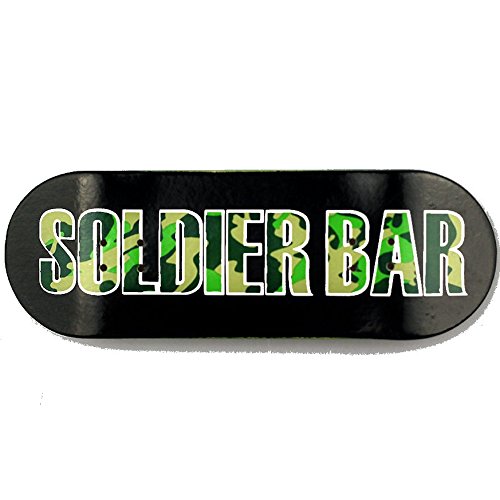 SOLDIER BAR Fingerboards Complete Maple Wooden Fingerboards (Deck,Truck,Wheel Set) Camouflage