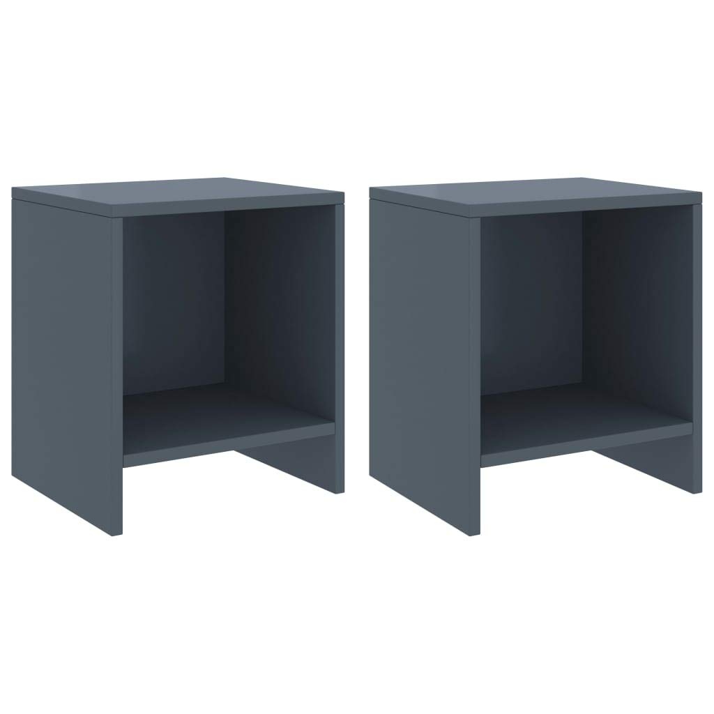 Table de chevet gain de place pour chambre étroite en pin gris