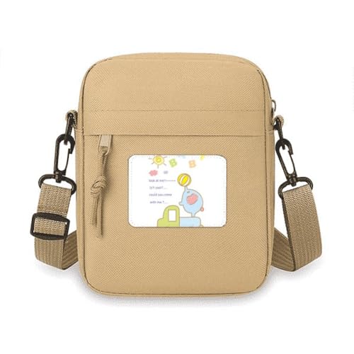 Sac à bandoulière pour téléphone portable et indispensables de bébé avec motifs éléphant