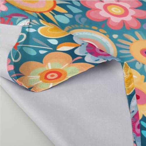 Servilletas de tela multicolor set de 6 50.5 x 50.5 cm miniatura 3