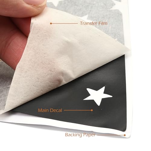 Image of American Flag Decal Car Rear Side Window Sticker Matte Black Rear Quarter Window DIY Sticker Left Right Side Window Cling Car Exterior Decoration Accessories, for Dodge Challenger 2008-2024