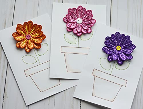 Kimberbell Embellishment Mylar Sheets - Neutral Tones: Kdkb127, Includes: 12 Mylar Sheets, Size 7 In X 7 In, Assorted Colors Available #TOP4