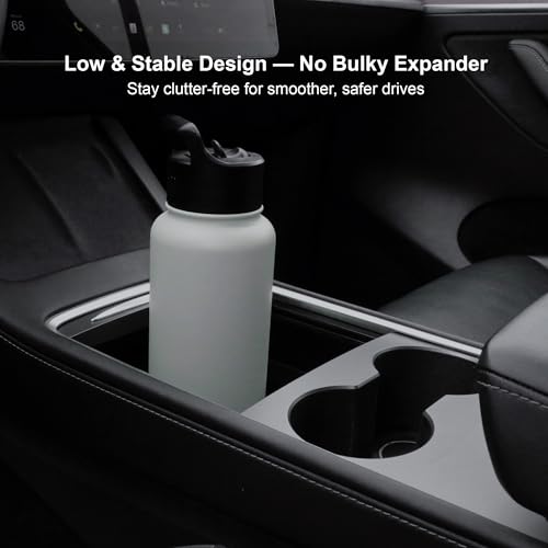 Delta Simple Gen 2 Cup Holder Insert for Tesla Y & 3 Fits 26–32 oz Bottles by Delta Simple - Used condition - Image 3