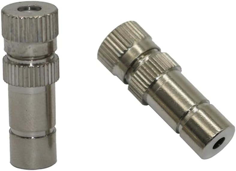 グリーンコム」ミスト装置の特徴｜農業施設ミストシステム 耐久性 8mmスリップロッククイックコネクトノズルグリーンハウス自動水銅霧化噴霧装置農業ミスト100 PCS (Color : 0.