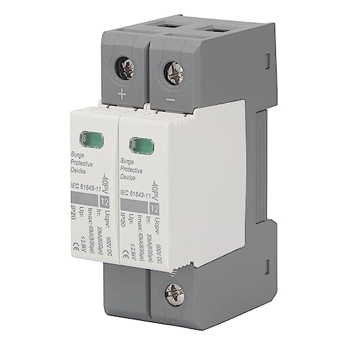 Disyuntor fotovoltaico 2P 500VDC descargador de voltaje CC modular 20-40KA sobretensión