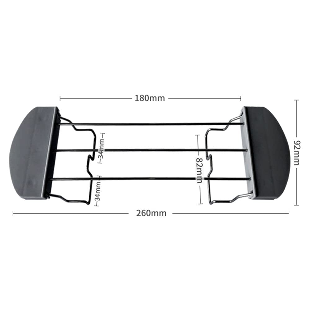 Cabilock Partie Grille- Grille- Réchauffement Rack en Acier Inoxydable Porte- Sandwich Rack Titulaire Gril Réchauffement Rack Grille- Accessoires- Taille L Accessoire Grille-