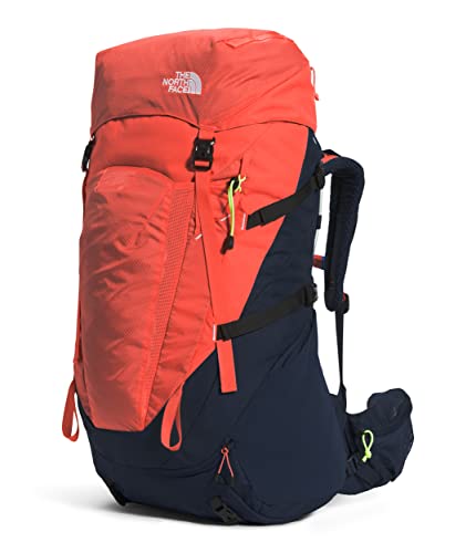 The North Face Youth Terra 55, Retro Orange/Summit Navy/Led Yellow, One Size #TOP1