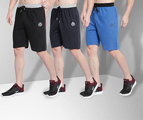 Image of OORA Men's Plus Sizes Cotton Shorts M to 5XL, 28 to 48 Inches Waistline