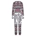 TVUGHGI Indian Tribal Elephant Onesie Pajama for Unisex Adult Long Sleeves Fashion One-Piece Halloween Hooded Zip-up Sleepwear M