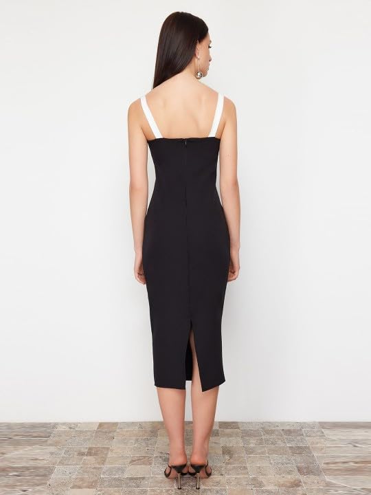 Image of KOTTY Women's Bodycon Solid Midi Dress