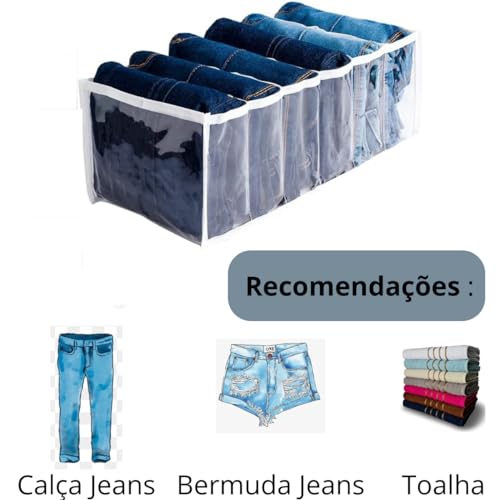 Kit 5 Colmeia organizadora para calça jeans G GG bermuda toalha roupa academia camiseta organiza gav