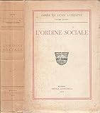 L'ordine sociale.