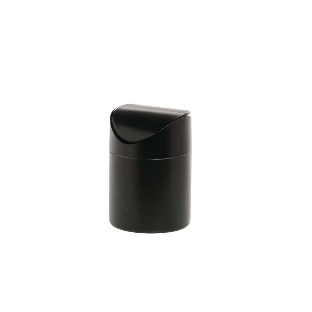 Countertop Trash Can Small Black Steel by HUBERT – Steel, Black, Model 7014-BLACK