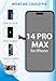 Ayake for iPhone 14 Pro Max Screen Replacement, 6.7 inch FHD LCD Display and Touch Digitizer Screen, True Tone Programmable, Face ID Remains (for A2651, A2893, A2896, A2895, A2894)