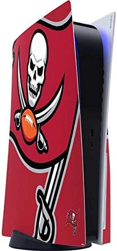 Skinit Decal Gaming Skin Compatible with PS5 Console - Officially Licensed NFL Tampa Bay Buccaneers Large Logo Design