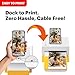 KODAK Dock Plus 4PASS Instant Photo Printer, 4x6” Portable Picture Printer, Bluetooth & Dock 2-in-1 Home and Gift Printer for iPhone & Android, 50 Sheets Bundle