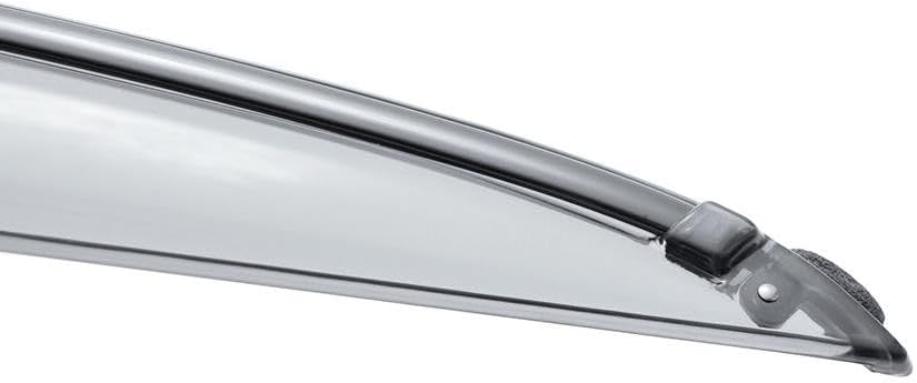 WellVisors Window Visors Wind Deflectors Compatible with Nissan 2013-2021 NV200 Front Only with Black Trim Rain Guards 3-847NS010