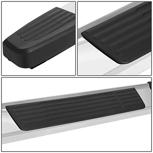 6 Inches Flat Side Step Nerf Bar Running Boards Compatible With Ram 1500 Quad/Extended Cab 19-22, Stainless Steel, Polished Chrome #TOP2