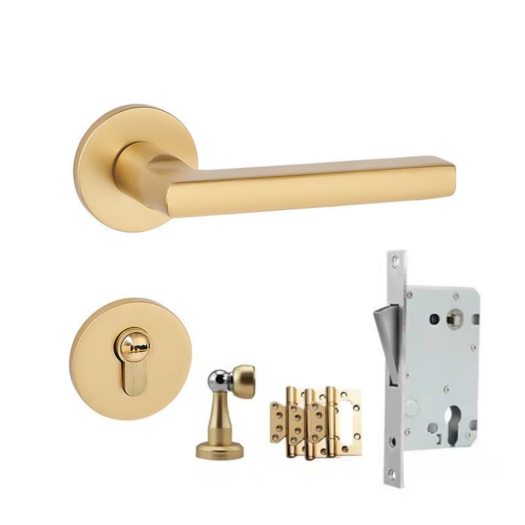 MOBYGKFY Door Lock Indoor Bedroom Room Magnetic Suction Silent