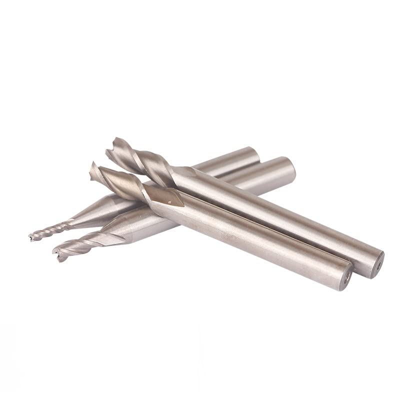1 Piece HSS End Mill 30mm 2 Flute 3 Flute 4 Flute HSS End Cutter CNC Milling Machine - (Dimensions: 30x20x45x121/ HSS-3F)