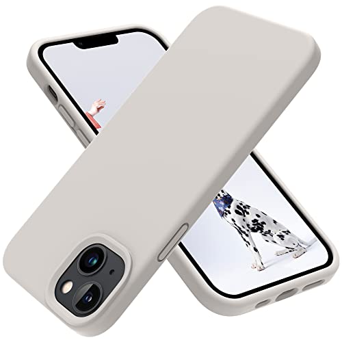 OTOFLY Designed for iPhone 14 Case Silicone Shockproof Slim Thin Phone Case for iPhone 14 6.1 inch (Stone)