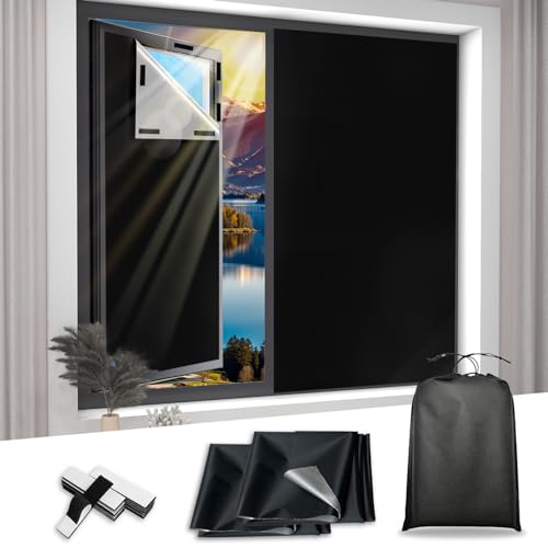 KEOHOLI 2PCS Blackout Blinds Curtains Shade 118
