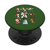 Photo Gallery dabbing santa crew divertente costume natalizio popsockets popgrip intercambiabile Photo Gallery dabbing santa crew divertente costume natalizio popsockets popgrip intercambiabile