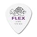 Dunlop Tortex Flex Jazz III, 1.14mm, White Guitar Picks (468P1.14)