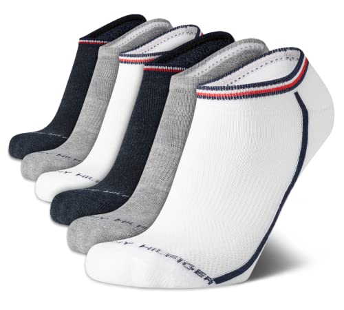 Tommy Hilfiger Men's Athletic Socks - Cushion Low Cut Socks (6 Pack)