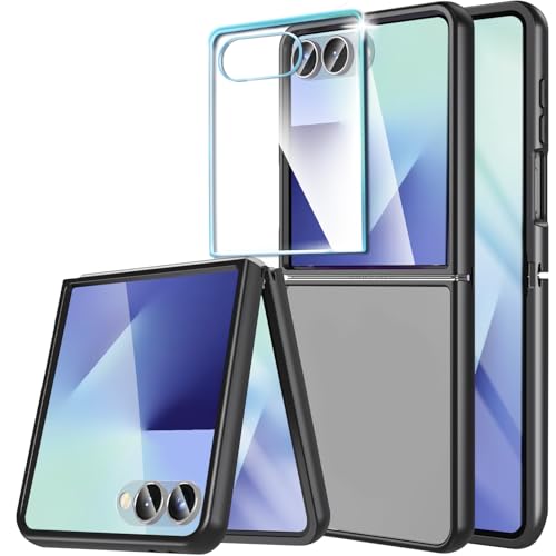 Coque antichoc Samsung Flip 7 fine en silicone noir pour éviter les rayures