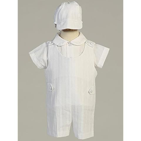 ARCHIE White Cotton Christening Outfit with Hat by Swea Pea & Lilli sizes 0-3m 3-6m 6-12m 12-18m (12-18m) Cover