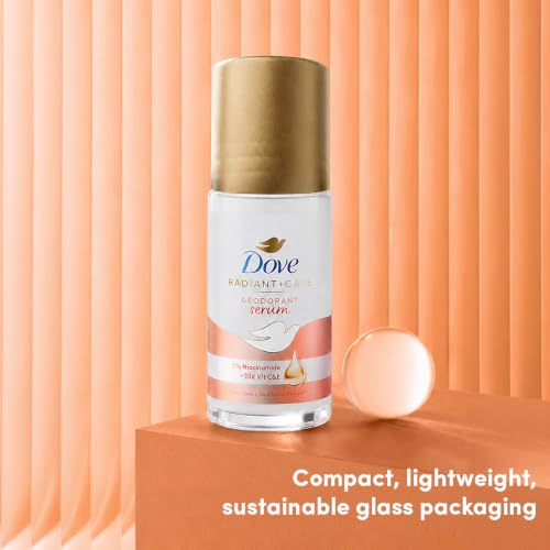 Image of Dove Radiant+Care Deodorant Serum with 3% Niacinamide & 10X Vitamin C&E, Helps Even Tone and Reduce Dark Marks for Smooth Underarms | 45 ml