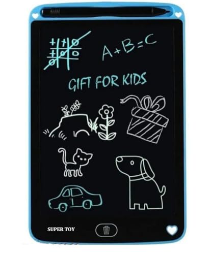 Image of SUPER TOY 12 Inch LCD Writing Tablet Reusable E-Note Pad Graphic Drawing Best Birthday Gift for Kids Boys Girls