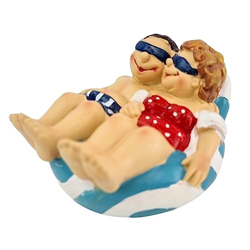 Deko Figur Polyresin Strandurlauber auf Deko Figur Polyresin Strandurlauber auf