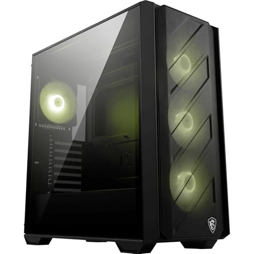 MSI MAG FORGE 330R AIRFLOW TEMPERLİ CAM 4x120MM ARGB FAN ATX GAMİNG BİLGİSAYAR KASASI
