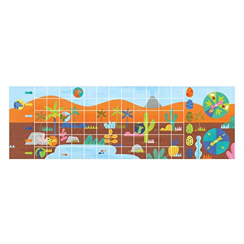 Mudpuppy Let’s Go, Dinos! Magnetic Board Game – Colorful Racing Game For Kids Ages 5-10, 2-6 Players – Compact & Magnetic Design, Ideal Travel Activity For Kids, Instructions Included #TOP1